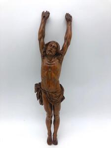 Antique palm wood sculpted corpus 