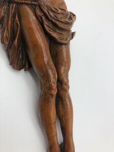 Antique palm wood sculpted corpus 