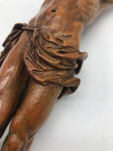 Antique palm wood sculpted corpus 