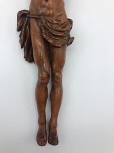 Antique palm wood sculpted corpus 