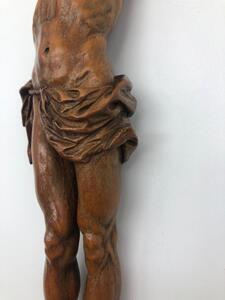 Antique palm wood sculpted corpus 