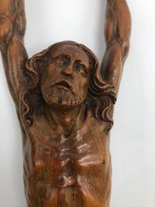 Antique palm wood sculpted corpus 