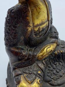 Antique Nepalese gilt bronze Buddha Amitabha 