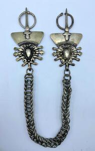 Antique Berber silver Tisernas fibulae 