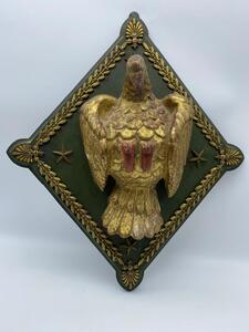 Antique carved giltwood dove 