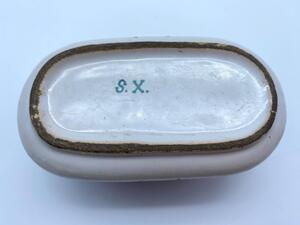 Antique Sceaux faience snuffbox 