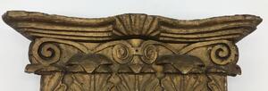 Antique wooden Corinthian capital  