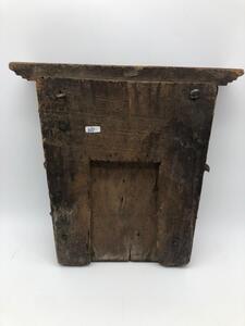 Antique wooden Corinthian capital  