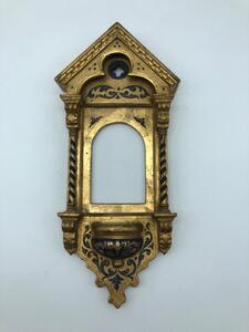 Italian Renaissance style tabernacle frame and stoup