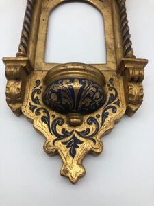 Italian Renaissance style tabernacle frame and stoup