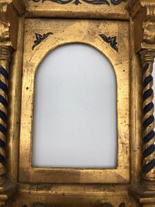 Italian Renaissance style tabernacle frame and stoup