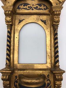 Italian Renaissance style tabernacle frame and stoup