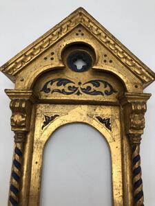 Italian Renaissance style tabernacle frame and stoup