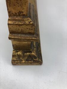 Antique wooden goldleaf polychrome tabernacle frame