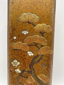 Rare Marquise de Sévigné antique Japanese lacquer Maki-e Fubako 