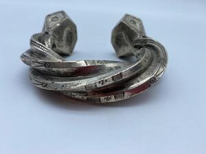 Antique silver alloy Touareg Bedouin bracelet 