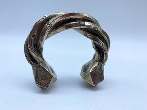 Antique silver alloy Touareg Bedouin bracelet 