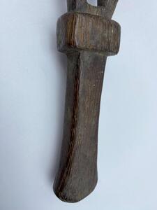 Rare antique Nigerian wooden spoon from the Izzi people