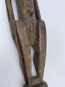 Rare antique Nigerian wooden spoon from the Izzi people