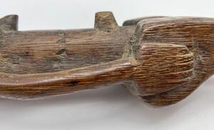 Rare antique Nigerian wooden spoon from the Izzi people