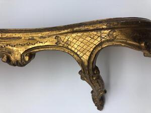 Venetian wooden gilded console