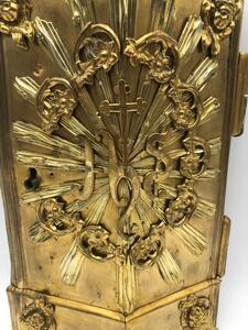 Antique XIX French tabernacle door 