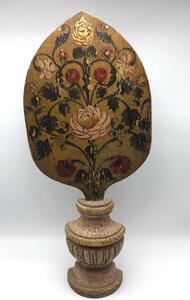 XVIII French floral altar vase 