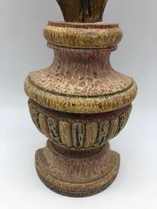 XVIII French floral altar vase 