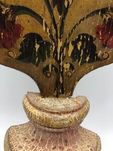 XVIII French floral altar vase 