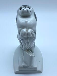 Pfeffer Gotha Art Deco dog porcelain book supports 