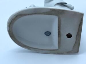 Pfeffer Gotha Art Deco dog porcelain book supports 