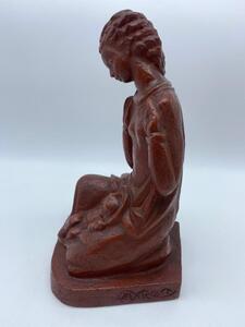 Harry Elström terracotta Mother and Child statue 