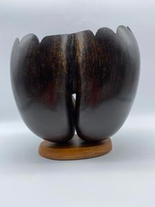 Coco de Mer vase from the Seychelles 