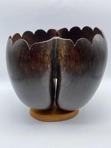 Coco de Mer vase from the Seychelles 