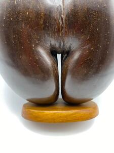 Coco de Mer vase from the Seychelles 