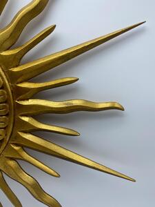 67 cm giltwood sunburst mirror 