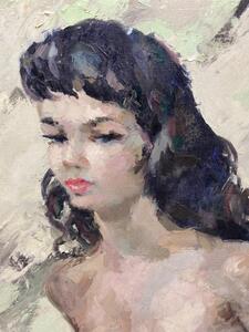 Igor Talwinski oil painting portrait of young woman 