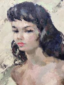 Igor Talwinski oil painting portrait of young woman 