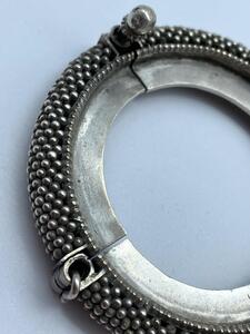 Rajasthan near pair of ‘gajre’ silver bracelets 