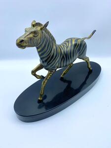 René Rochard bronze Zebra statue 