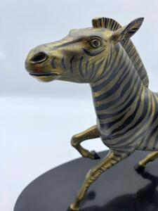 René Rochard bronze Zebra statue 