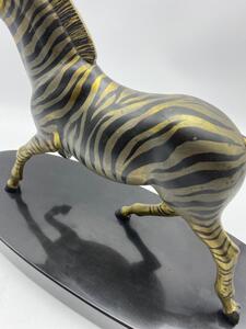 René Rochard bronze Zebra statue 