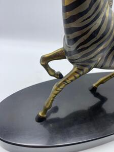 René Rochard bronze Zebra statue 