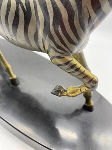 René Rochard bronze Zebra statue 