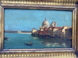 ‘Vue de Venise’ Santa Maria della Salute oil painting 