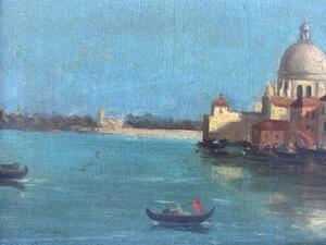 ‘Vue de Venise’ Santa Maria della Salute oil painting 