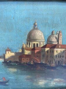 ‘Vue de Venise’ Santa Maria della Salute oil painting 