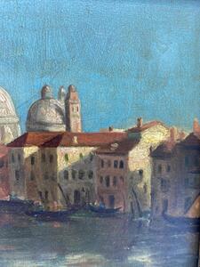 ‘Vue de Venise’ Santa Maria della Salute oil painting 