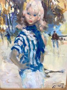 Pierre Grisot Parisienne portrait painting 