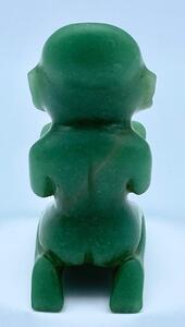 Pre-Columbian classic kneeling Tabasco Olmec jade figure 